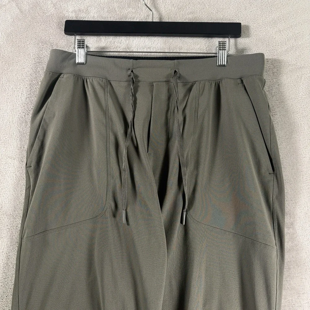 Lululemon ABC Jogger Pants Mens Large Army Green Stretch Athletic Lounge